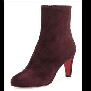 Christian Louboutin Top 70 Cramoisi ankle boots